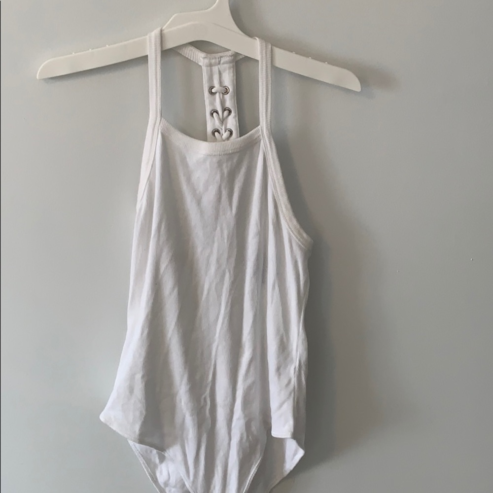 White Tank Top Bodysuit